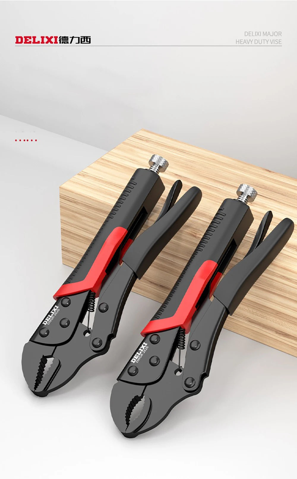 Multifunctional Pliers Adjustable Plate Hand Clamp Locking Pliers Universal Manual Pressure Industrial-grade Round Nose Pliers