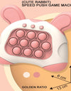 Pop Push Press Bubble Sensory Toys Whack Music Quick Press Bubble Game Machine Squeeze Stress Relief Toy for Kids Adult Gift
