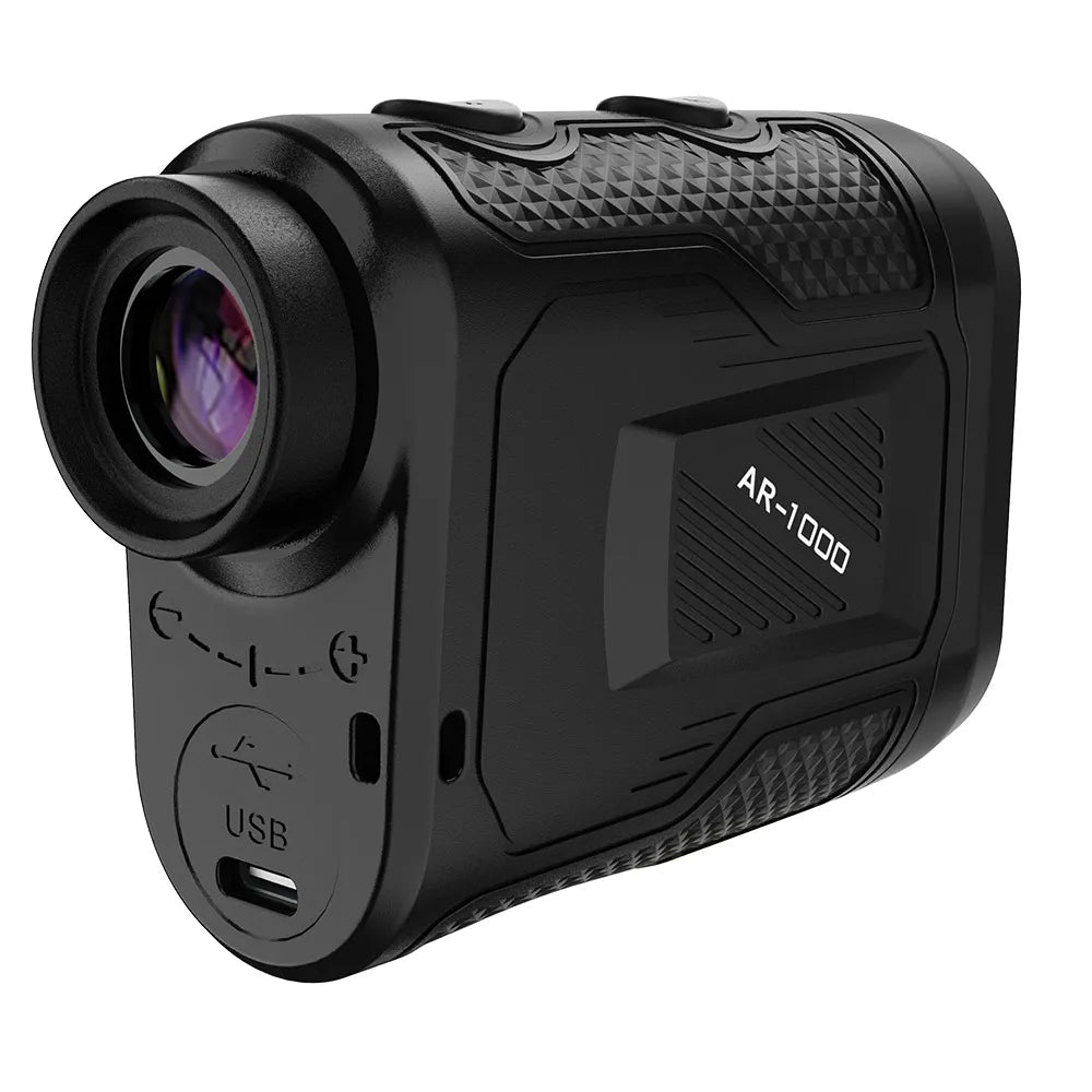 Rechargeable 7-Mode Golf Laser Rangefinder with Slope & Flag-Lock Vibration