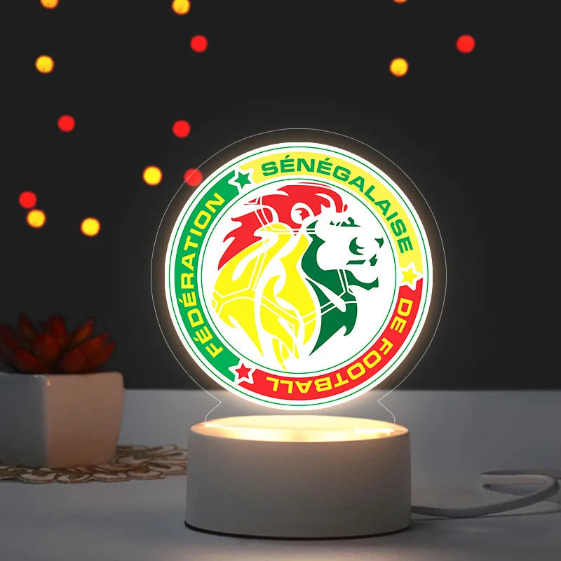 2026 Football Mascot Trophy LED Night Light Desktop Lamp Collectible Decoration