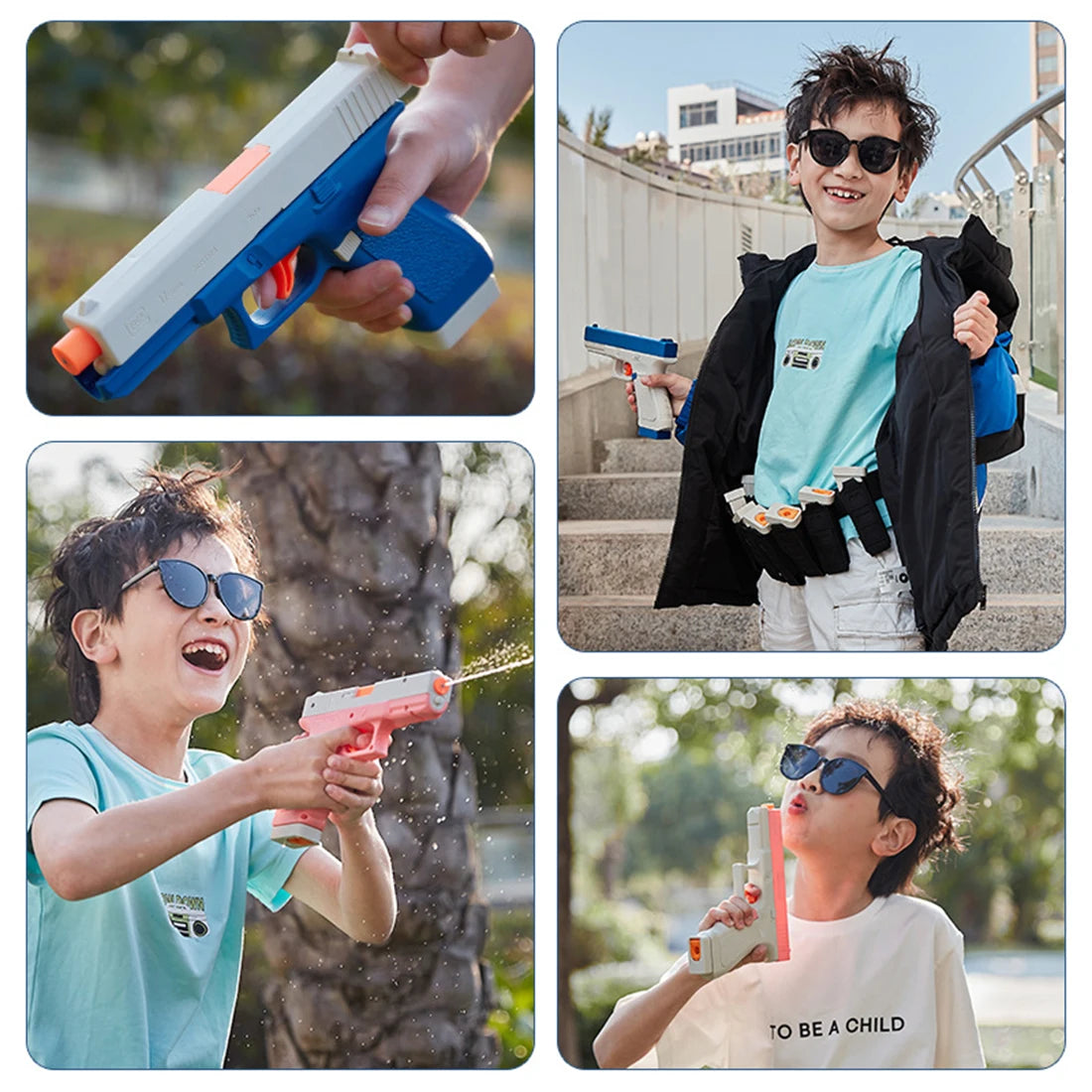 Electric Water Spray Toys Bursts High-pressure Strong Charging Energy Water Automatic Toy