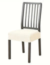 1PC Stretch Dining Chair Seat Cover Jacquard Solid Color Chairs Covers Removable Anti-Dust Chair Cushion Slipcovers Hotel Home