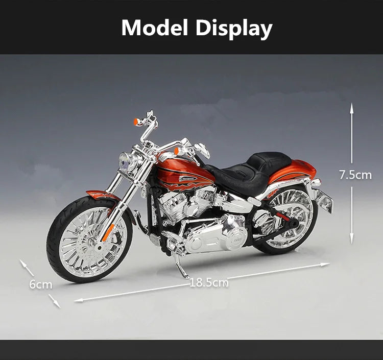 Diecast Harley CVO Breakout 2014 Motorcycle Model 1 to 12 Scale