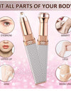 Xiaomi 1pc Rechargeable 2in1 Eyebrow Razor and Hair Shaver with LED Light Painlessly Remove Peach Fuzz Facial Hair Eyebrows Lips