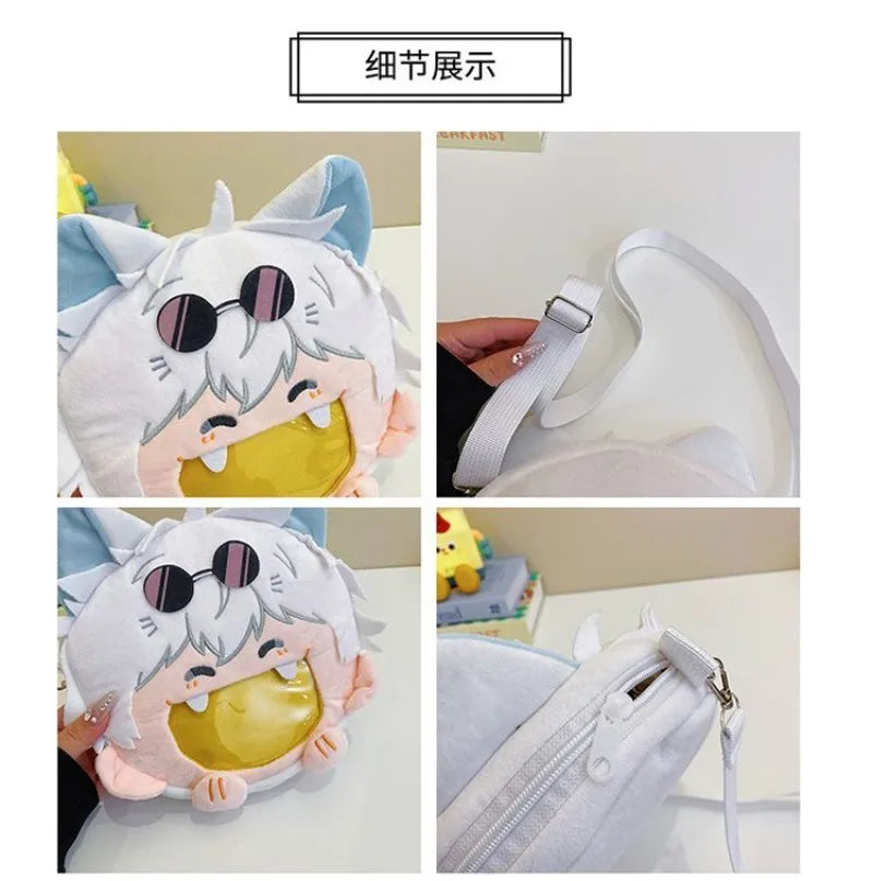 Anime Character Plush Itabag Backpack Soft Crossbody Bag