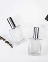 10pcs 15ML Wholesale Portable Travel Flat Square Transparent Atomizer Fine Mist Spray Perfume Empty Glass Refillable Bottles