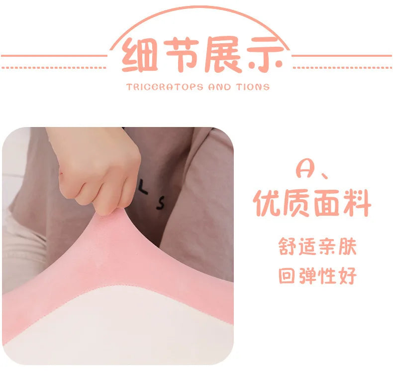 Kawaii Dolphin Plush Toy Soft Stuffed Doll for Kids Birthday Gift Large Cuddly Pillow Cute Plushie for Girls Super Soft Short