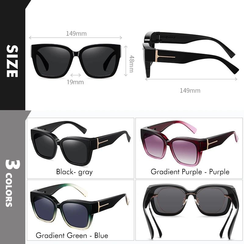 Polarized Fit Over Sunglasses – Oversized & Myopia-Friendly