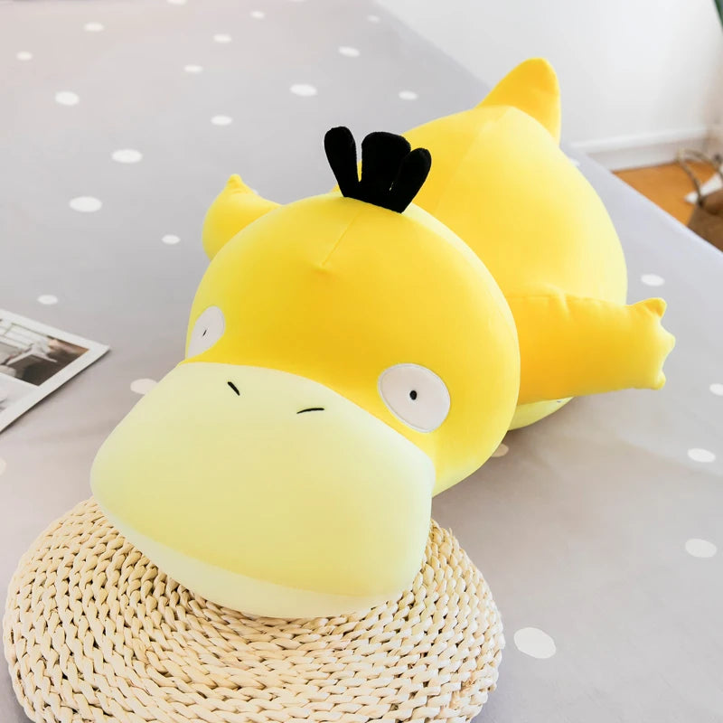 Psyduck Plush Stuffed Animal Lying Down Soft Pillow