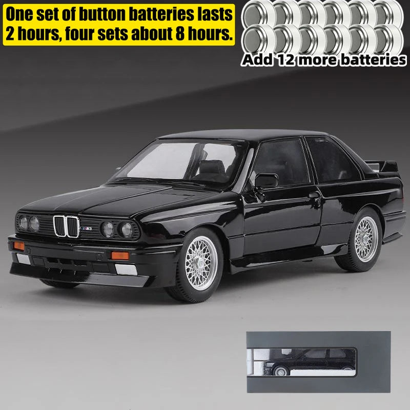 1:24 M3 E30 IM Alloy Miniature Car Diecast Metal Model Collection Hobbies Birthday Present With Friend Decoration Classic Car GT