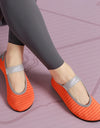 Indoor Fitness Non-slip Soft-soled Yoga Shoes Women's Rope Jumping Mute Stretching Pilates Training Shoes