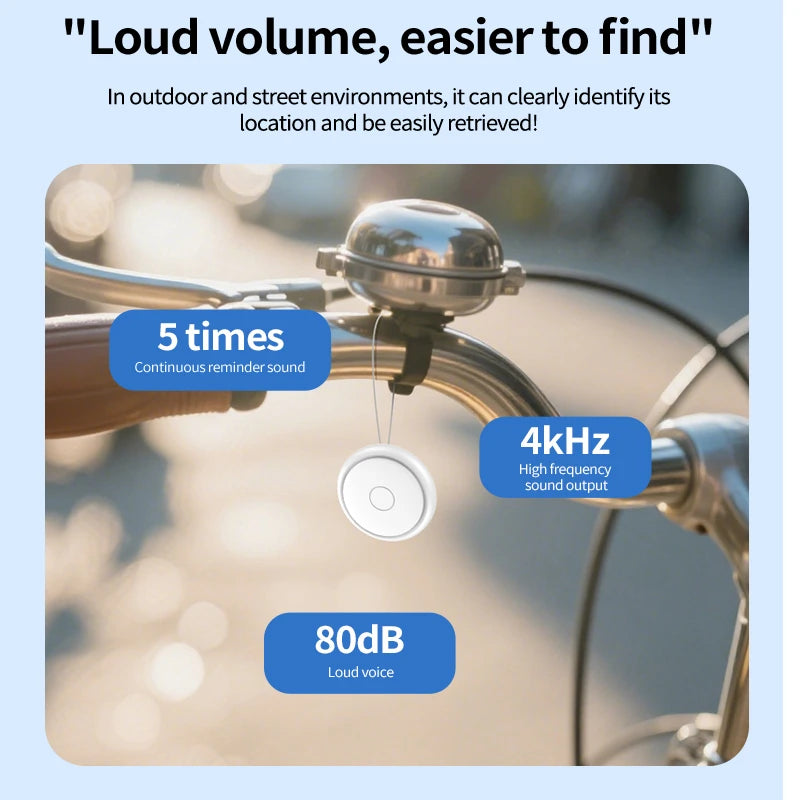 Mini Tracker Work With Find My APP Ultra Long Battery Life Mini Locator For Keys Pets Wallet Anti-Loss Device Smart Find