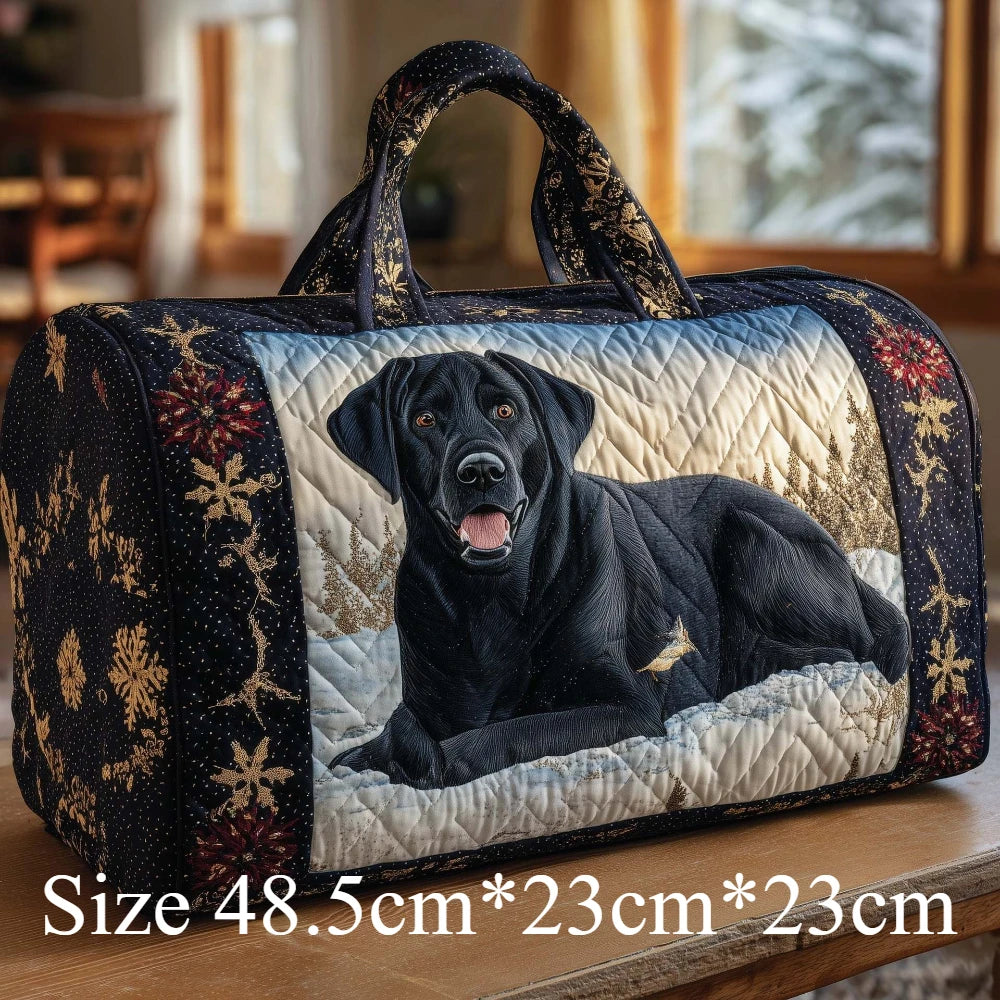 3D Print Quilted Dog Travel Bags Artistic Pet Dog Lovers Durable Weekend Gym Yoga Unique Dachshund Corgi French Bulldog Design