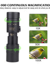 Outdoor 300X40 Zoom Len Spin Monoculars Professional Long Range Telescope Mobile Phone Photo Binoculars