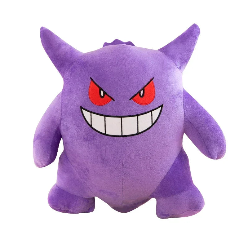 25/40/60cm Pokemon Gengar Big Size Plush Pikachu Anime Toy Cute Bulbasaur Squirtle Psyduck Anime Stuffed Doll Kids Birthday Gift