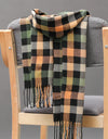Classic lattice men soft shawl plaid scarves shawl wraps shawl neckerchief headband muffler