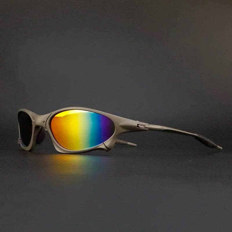 Polarized Metal Cycling Sunglasses UV400 Riding Eyewear