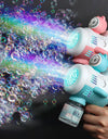 Alien Electric Bubble Gun Kids Toy Bubbles Machine Automatic Soap Blower with Light Summer Outdoor Party Games