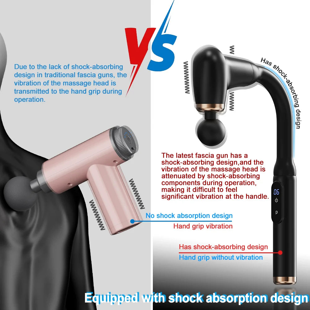 Smart Fascia  Neck Shoulder Cervical Foot Body Relaxation Back High Frequency Massage   Massage Percussion Hammer fitness