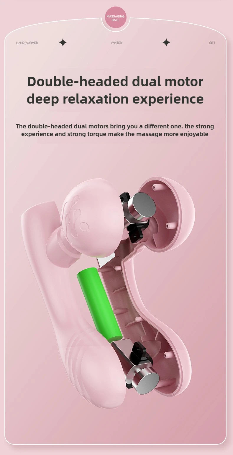 Mini Fascia  Vibrating Fast Rechargeable Dual Head Both Portable mini Muscle Relaxation Full Body Universal Massage