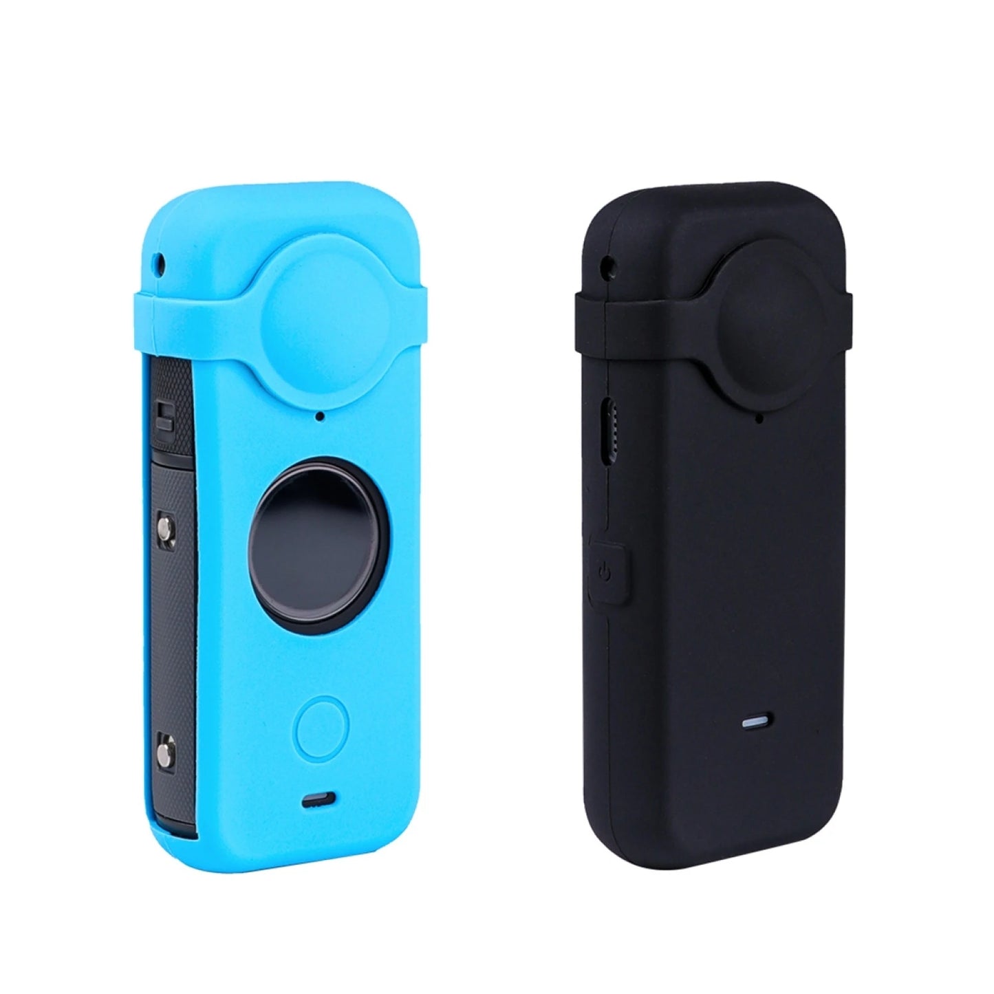 Full Body Dust-proof Silicone Case with Lens Cover for Insta360 ONE X2