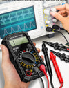 Square Wave Digital Multimeter 1999 Counts HFE Triode Buzzer Tester AC/DC Voltage 10A Current Multimeters Meter Tool