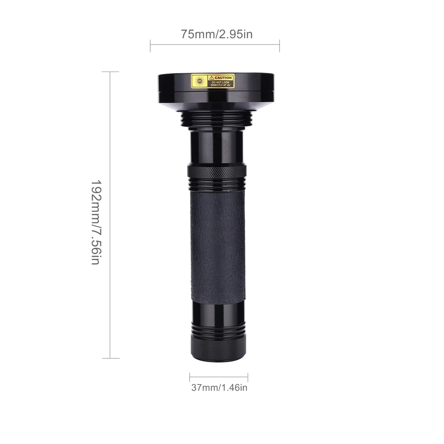 100 LED 395nm UV Blacklight Flashlight For Detection