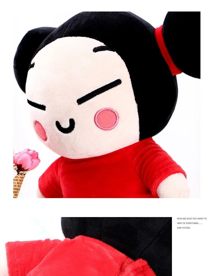 30cm Kawaii Pucca and Garu Plush Toys China Doll Cartoon Cute Soft Stuffed Dolls Figure Sleeping Pillow Children's Birthday Gift