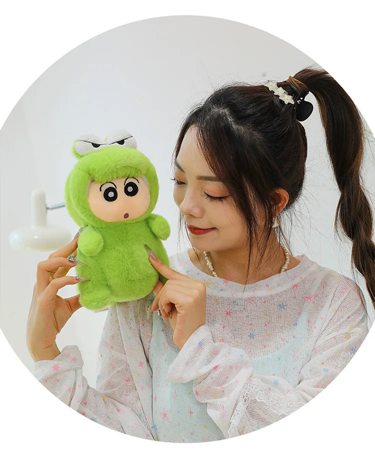 Green Crocodile Plush Toy Soft Cuddly Throw Pillow