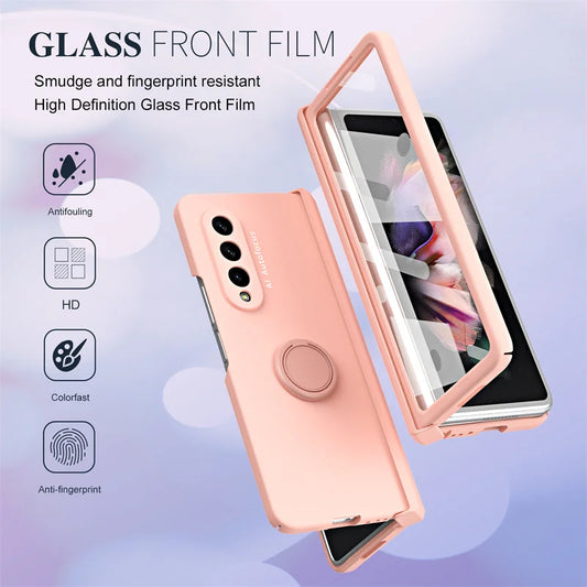 Car Mounted Bracket Phone Case For Samsung Z Fold 2 3 4 5 Anti Fall All Inclusive Phone Protection Case