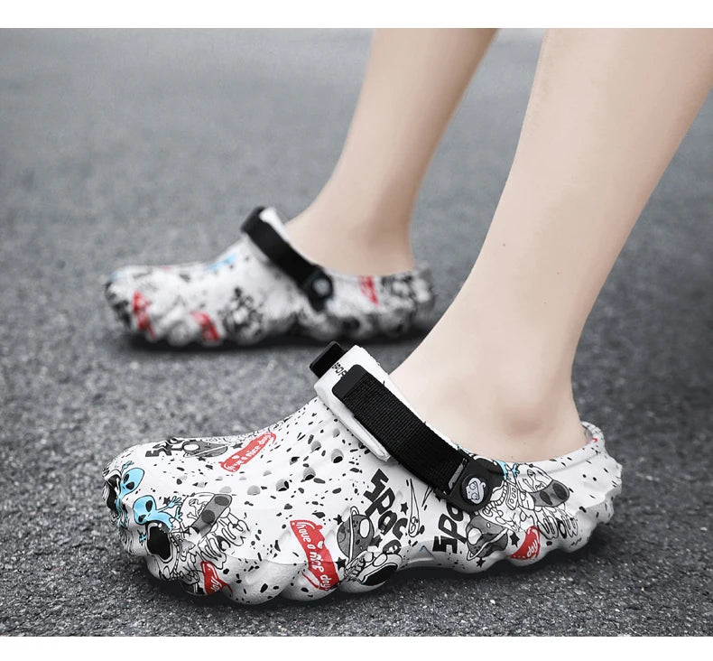 Soft Slippers EVA Men Outdoor Sandals Garden Clogs Male Casual Shoes Fashion Water Shoes Luxury Sandals Comfort Home