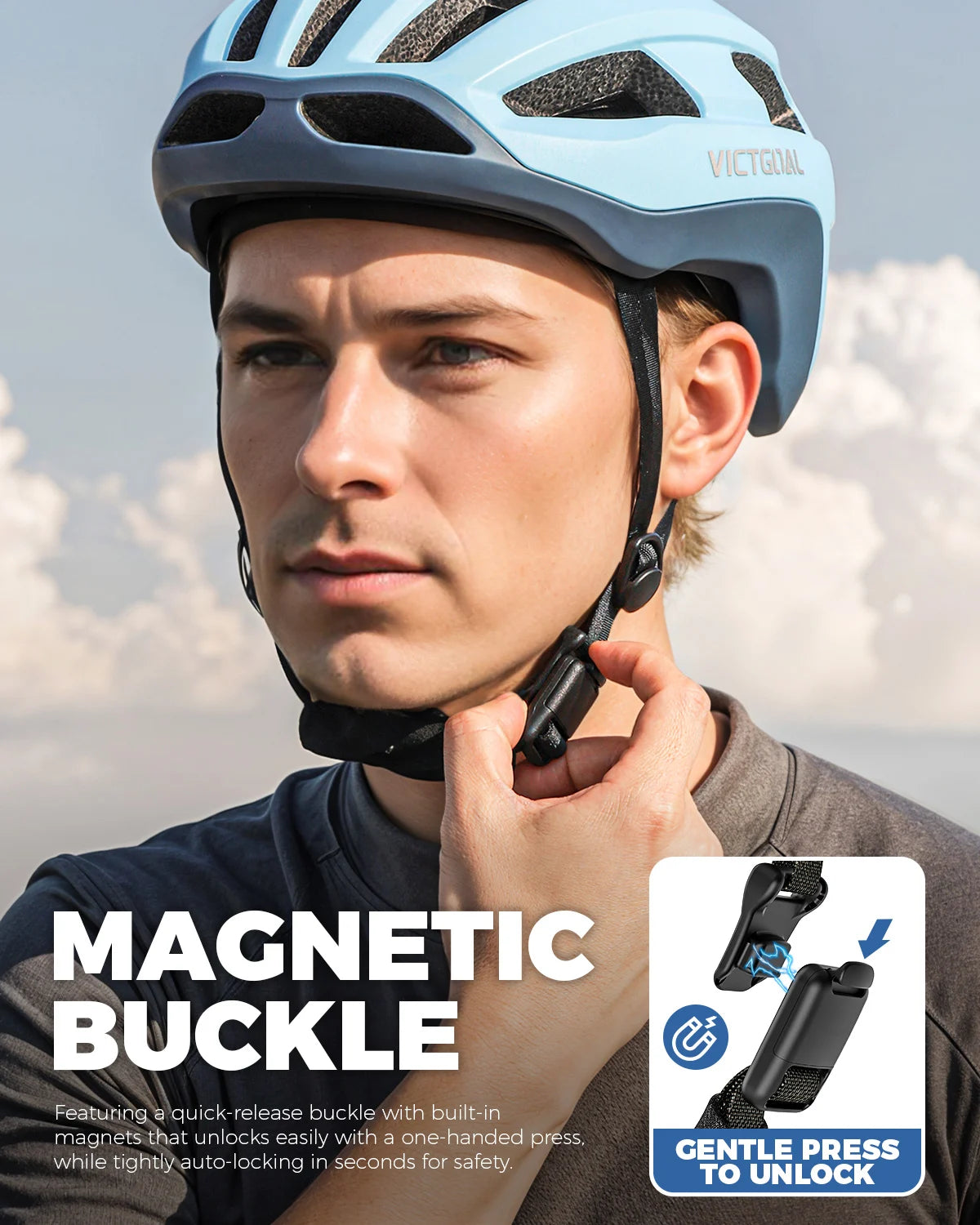 Lightweight Road Bicycle Helmet for Men Women with  Chin Buckle Cycling Scooter MTB Bike Helmets