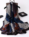 Women Summer Silk Scarves Shawl Lady Wrap Soft Female Echarpe Designer Beach Stole Bandana foulard muffler
