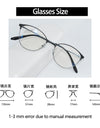 Retro Cat Eye Butterfly Eyewear Ultra Light Alloy Spectacle Optical Prescription Glasses Frames