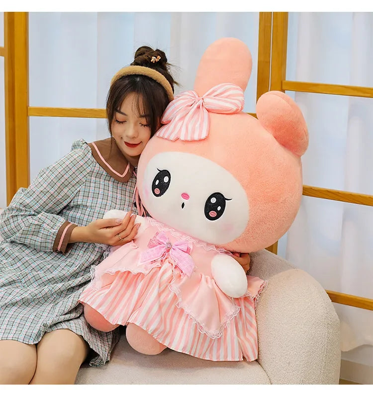 Cute Character Diamond Bow Plush Stuffed Doll Pillow Toy