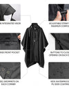 3 In 1 Outdoor Military Waterproof Raincoat Rain Coat Men Raincoat Women Awning From The Rain Motorcycle Rain Poncho Picnic Mat