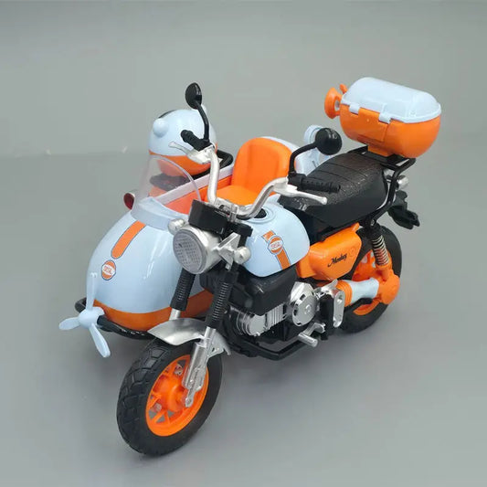 Diecast Monkey Z50 Sidecar Motorcycle Model 1 to 8 Scale