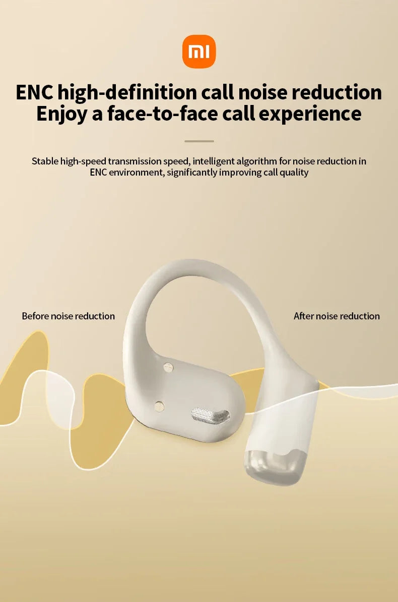 XIAOMI Wireless Earphone TWS Air Conduction Bluetooth5.4 Headset EarHook Sport Touch Control ENC Noise Cancelling Headphone