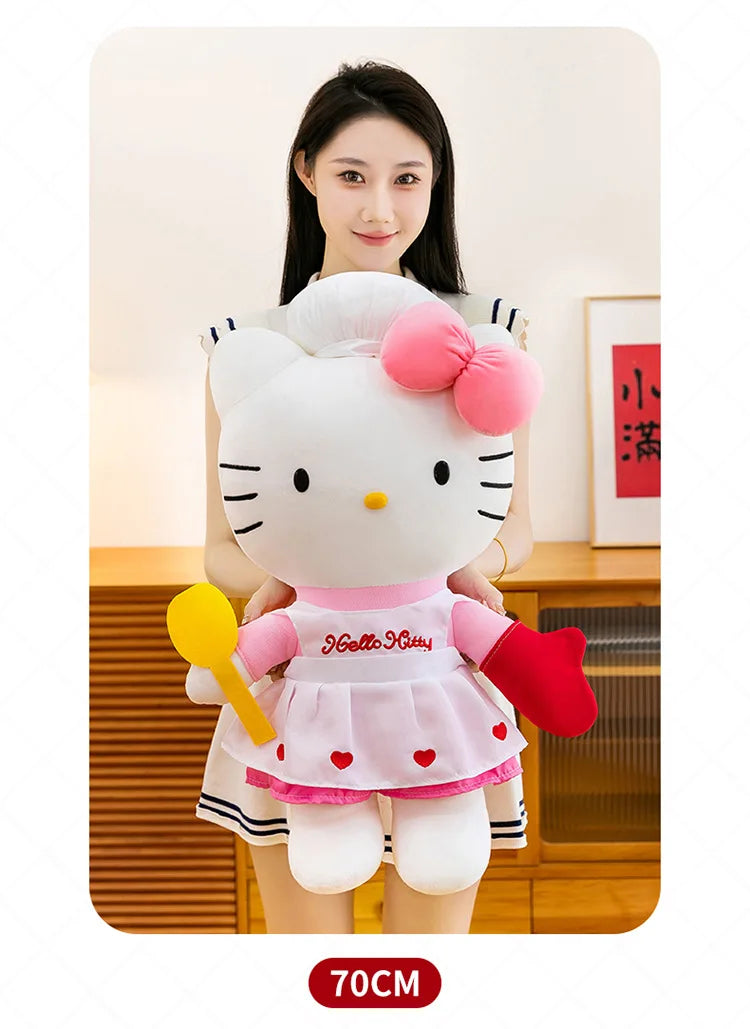 Cute Cat Character Plush Stuffed Doll Pillow Toy