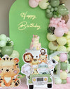 70cm Big Jungle Animal Party Stand Ornament Safari Happy Birthday Party Decoration Kids Jungle Woodland Party Decor Baby Shower