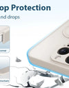 Luxury Magsafe Matte Phone Case For iPhone 16 Pro Max with Magnetic Rotatable Ring Stand Camera Lens Protection Shockproof Case