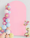 Arch Cover Backdrop Wedding Cover Birthday Party Decoration Background  Shower Photograph Backdrop White Elastic Arch Cover