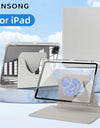 For ipad Case for Air 11 13 2024 M2 Pro 11 13 M4 Pro 11 12.9 for 10th Gen 10.2 7/8/9th 9.7in Mini 6 Tablet Magnetic Detachable