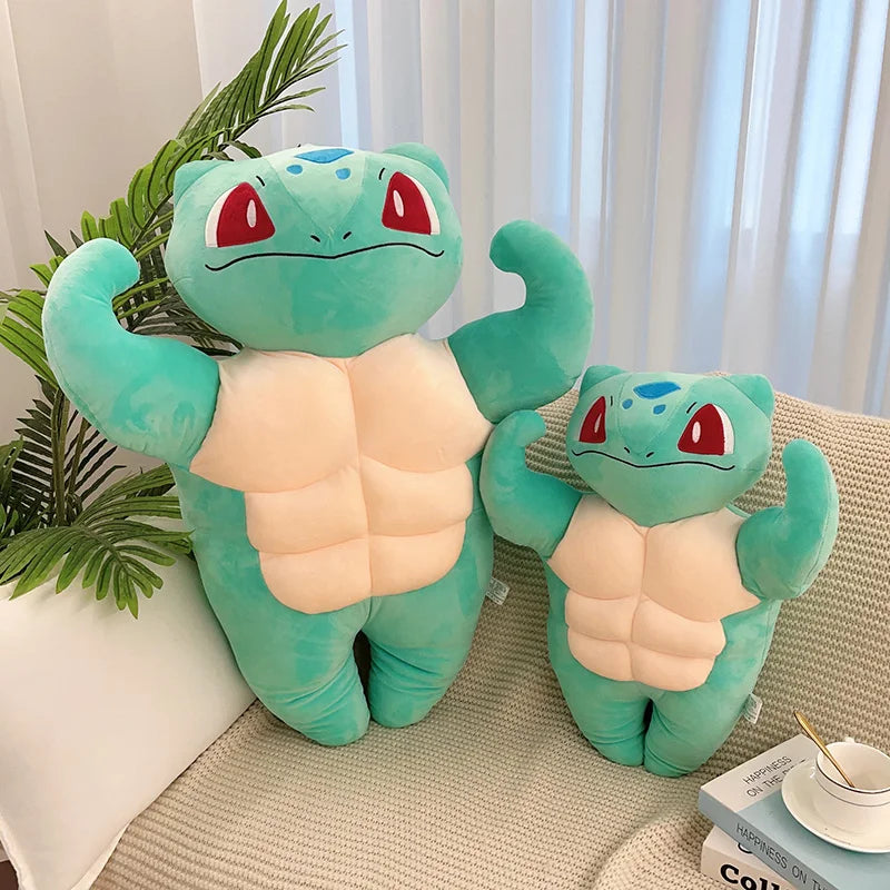 Muscle Pokémon Bulbasaur Charmander Plush Stuffed Pillow
