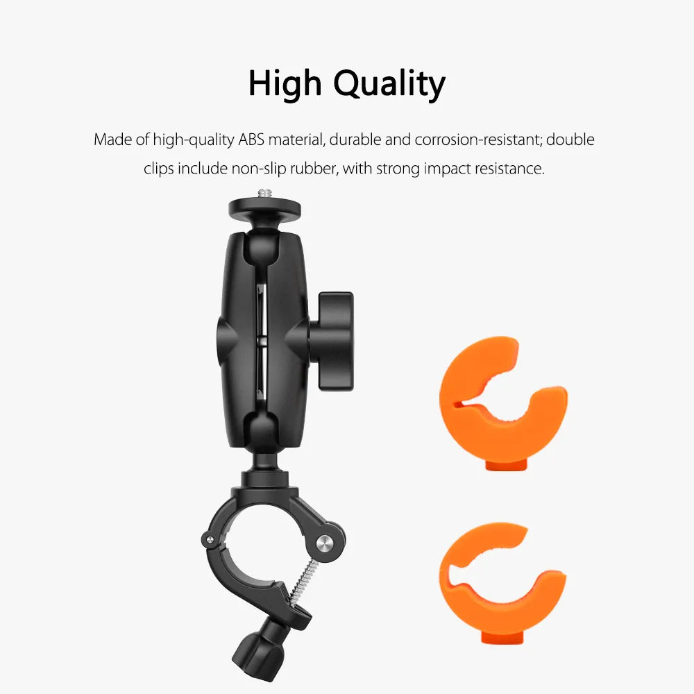 for Gopro Accessories Handlebar Mount with 360 Degree Rotation Adjustable Clamp Holder for Gopro DJI Insta360 Smartphones