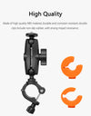 for Gopro Accessories Handlebar Mount with 360 Degree Rotation Adjustable Clamp Holder for Gopro DJI Insta360 Smartphones