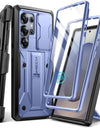 For Samsung Galaxy S25 Ultra Case Full-Body Heavy Duty Shockproof S25 Ultra Phone Case with Stand & Belt Clip Holster