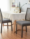 4pcs/set Stretch Dining Chair Seat Covers Jacquard Elastic Upholstered Chairs Cushion Slipcover Anti-Dirty Protector Removable