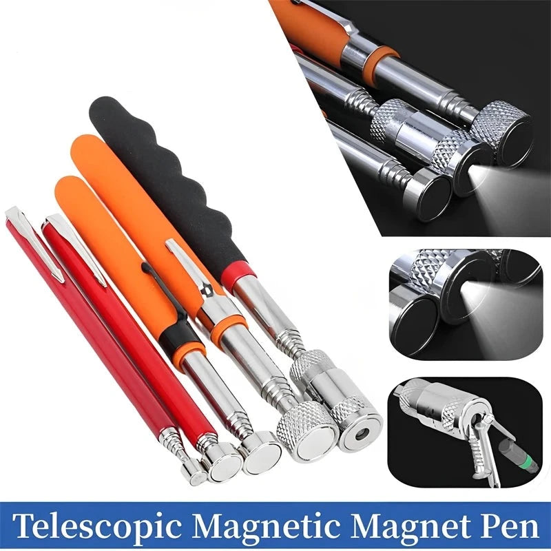 Telescopic Adjustable Magnetic Pick-Up Tools Portable Mini Pick-Up Tools Extendable Rod Stick for Picking Up Screws Nut Bolt