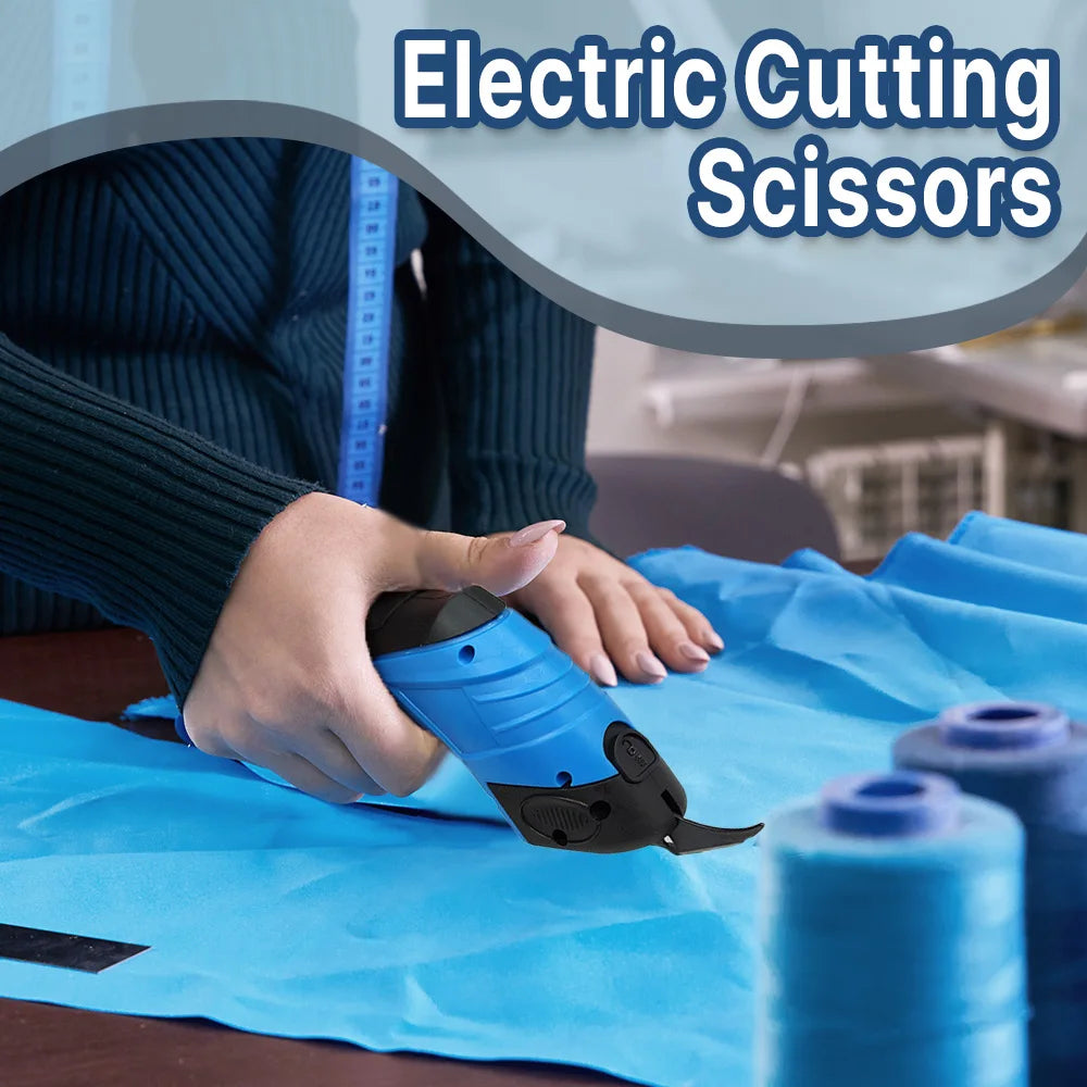 Cordless Electric Tailoring Scissors USB Charging Suitable for Cutting Cotton Fabric/leather/cloth and Other Materials